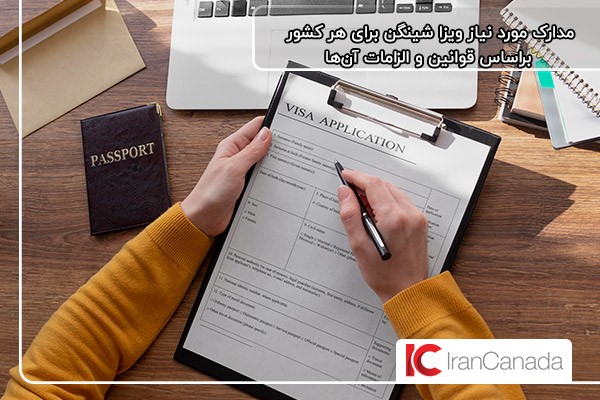 آمادهسازی مدارک ويزای شينگن براساس الزامات و قوانین هر کشور